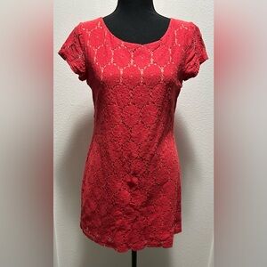 Xhilaration Midi Dress - SP - Coral - Used